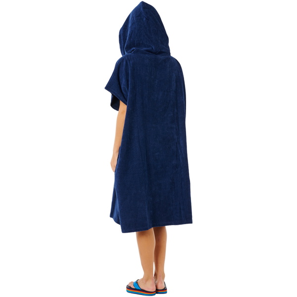 2026 Rip Curl Womens Icon Hooded Poncho Towel 17OWTO - Dark Navy